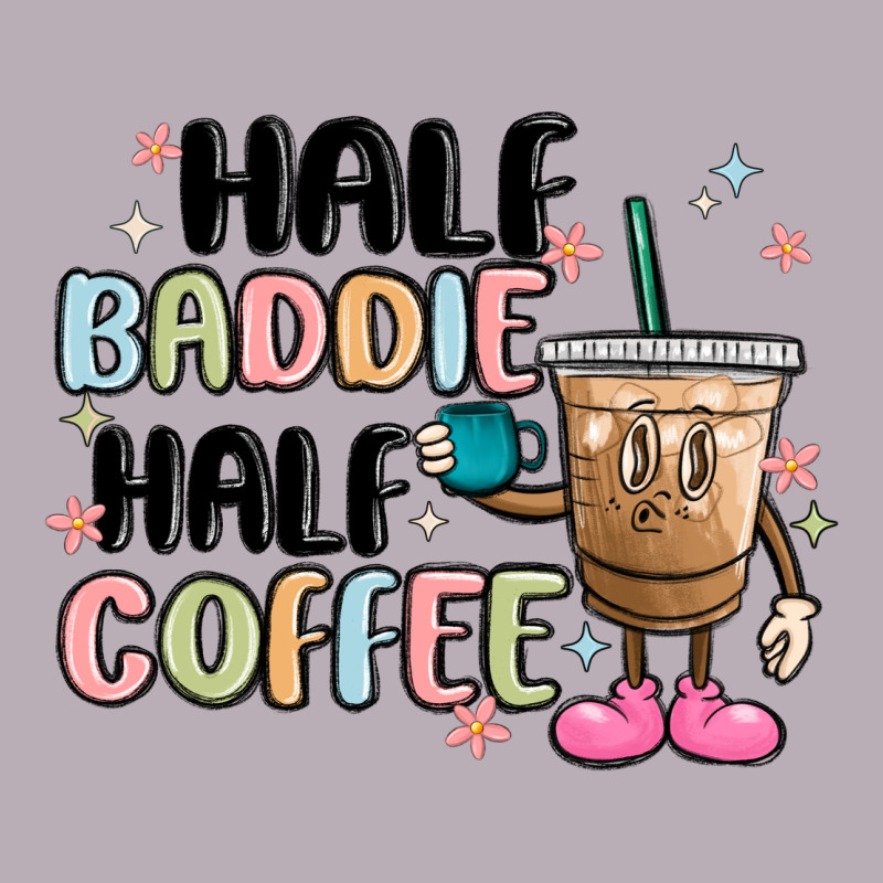 Half Baddie Half Coffee Vintage Tee by MaliasSmallBusiness | Teevron