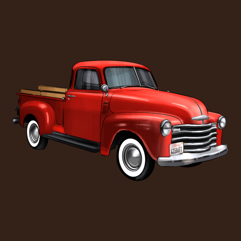 Western Red Truck Right 34 View 1 Heavy Core Tee by FaDigitalArtStudio | Teevron