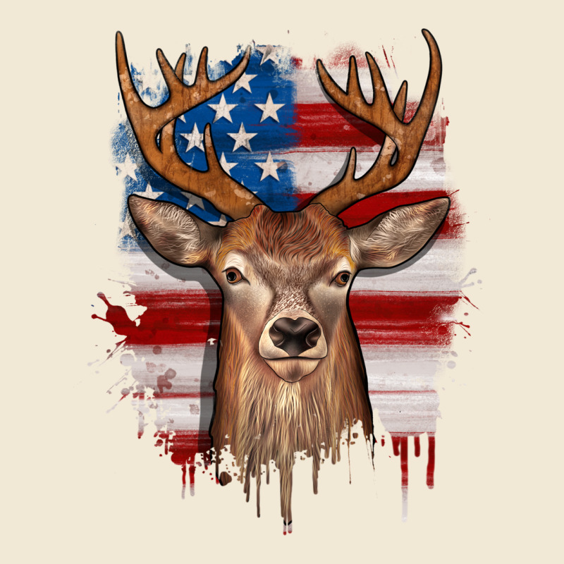 Deer American Flag Premium Tee by JahusDesignShop | Teevron