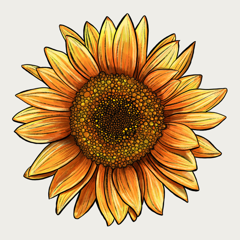 Sunflower Zipper Hoodie by BarkalooDesign | Teevron