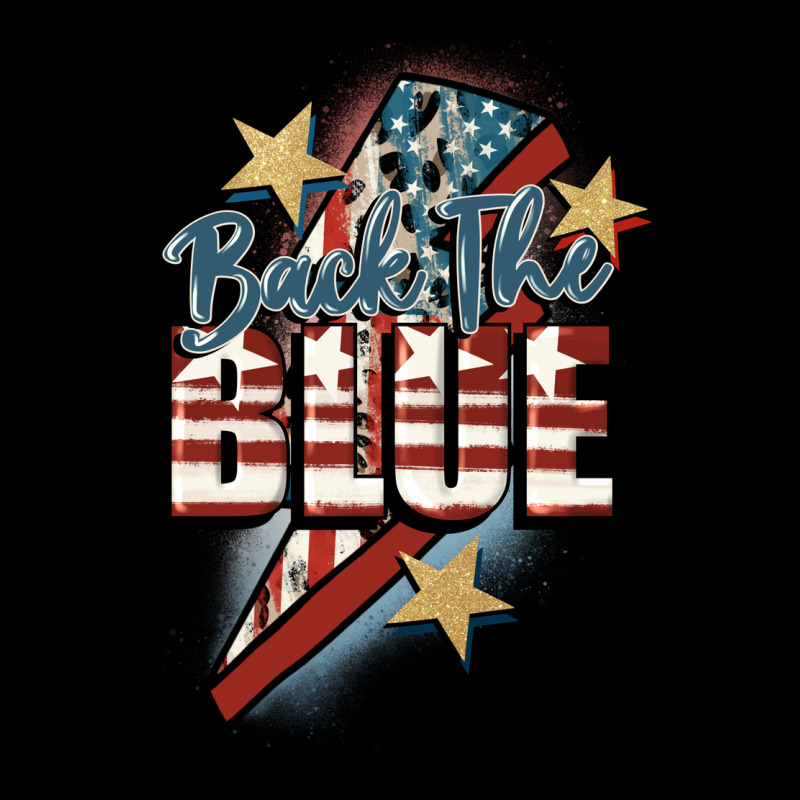 Back The Blue Urban Hoodie by FaDigitalArtStudio | Teevron