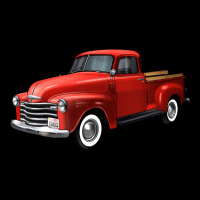 Western Red Truck Right 34 View Heavy Core Tee | Teevron