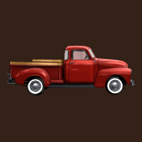 Western Red Truck Right Side View Heavy Core Tee | Teevron