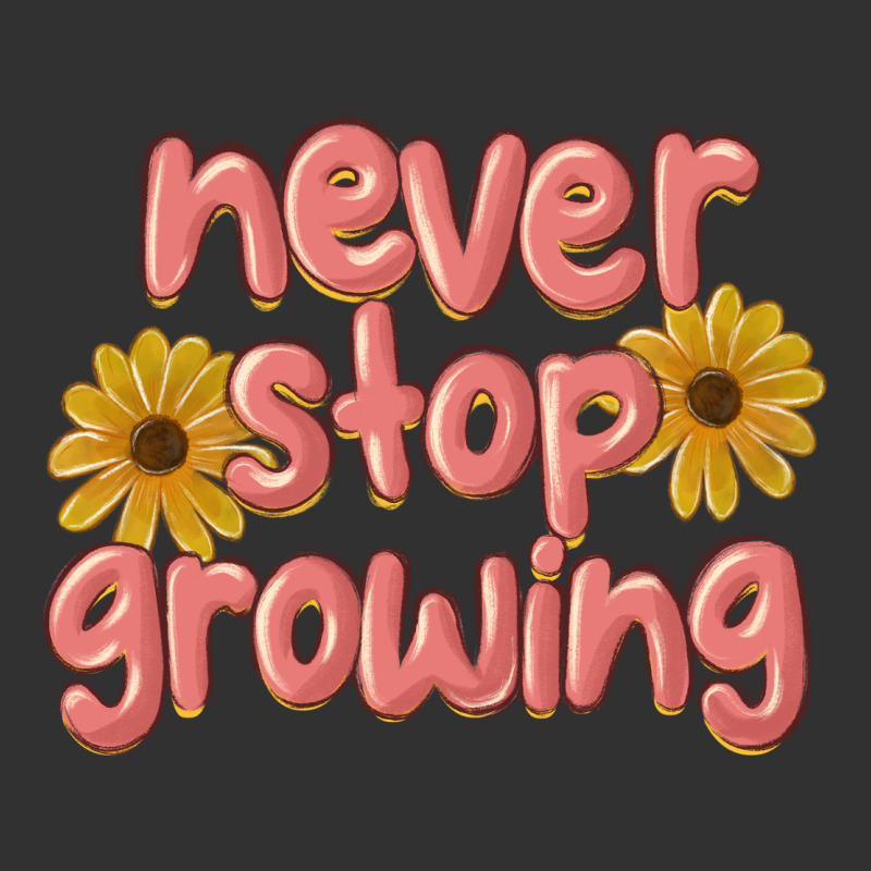 Never Stop Growing Urban Heavy Tee by MaliasSmallBusiness | Teevron