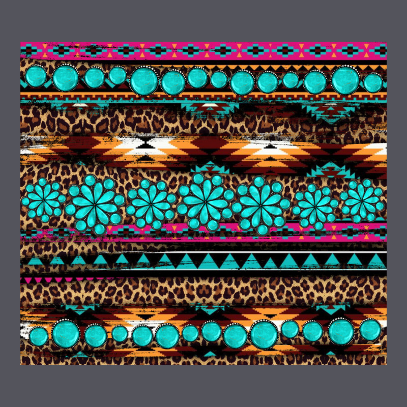Leopard Aztec Turquoise Jewelry Vintage Hoodie by BarkalooDesign | Teevron