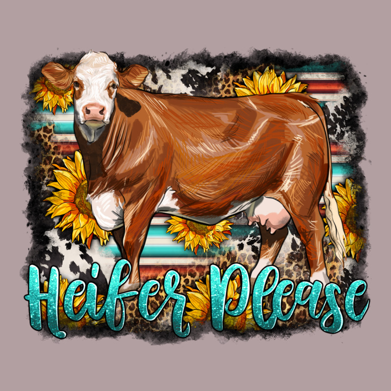 Western Heifer Please Simmental Cow Vintage Hoodie by LillyAllenDesigns | Teevron