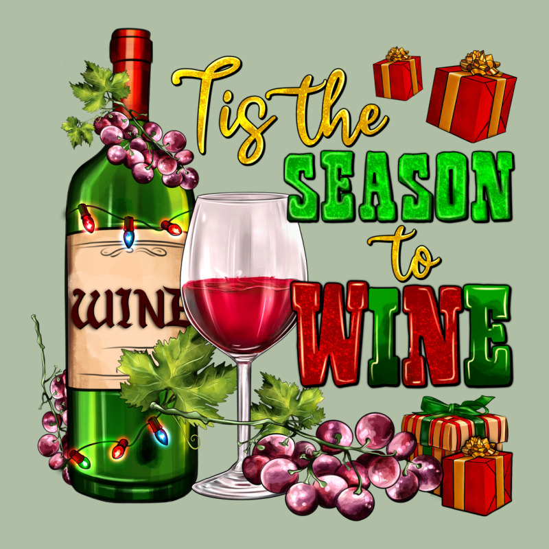Tis The Season To Wine Urban Heavy Tee by AdoDesignShop | Teevron
