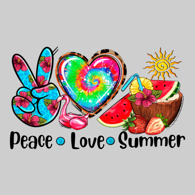 Peace Love  Summer Premium Tee by AdoDesignShop | Teevron