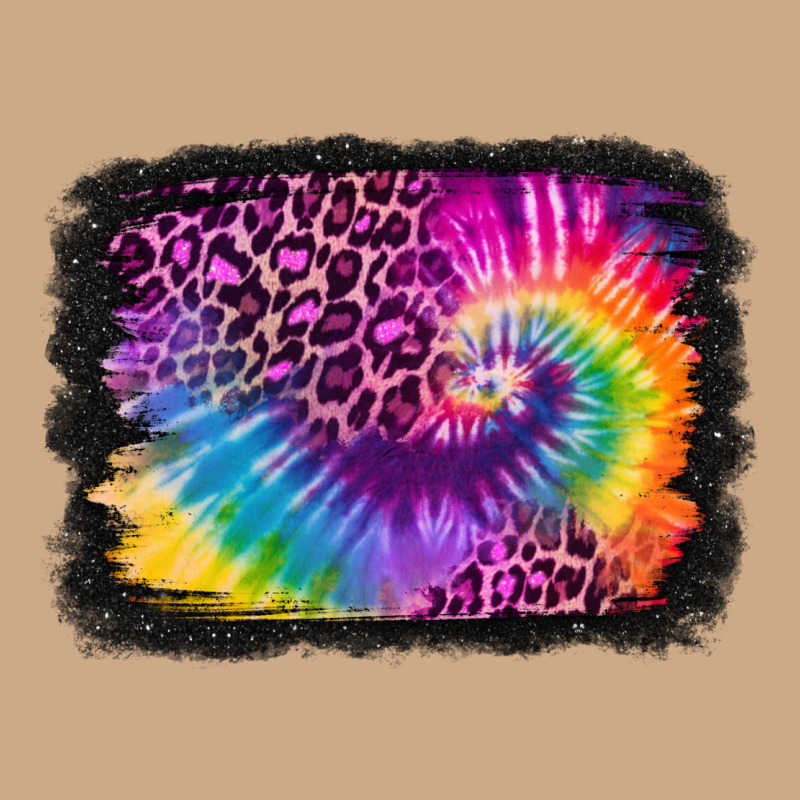 Tie Dye Leopard Glitter Background Vintage Hoodie by Jasminsmagicworld | Teevron