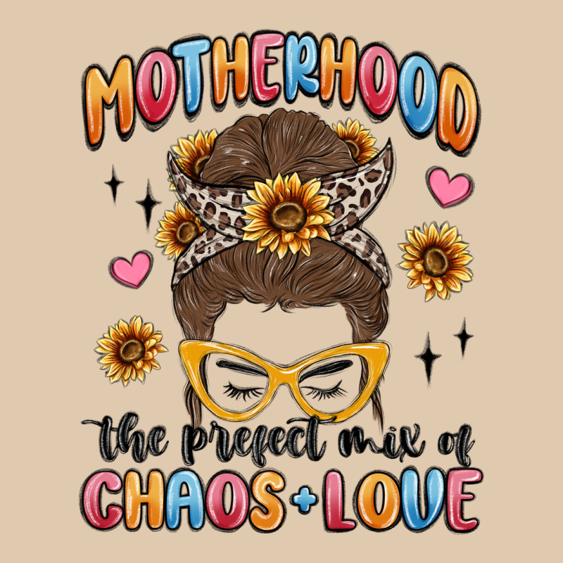 Motherhood The Perfect Mix Of Chaos And Love Heavyweight Sweatshirt by MaliasSmallBusiness | Teevron