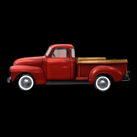Western Red Truck Right Side View Heavy Core Tee | Teevron