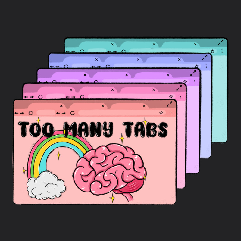 Too Many Tabs Vintage Tee by MaliasSmallBusiness | Teevron
