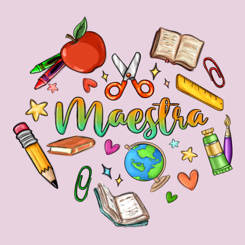 Maestra Teacher Heart Doodle Classic Tee by MaliasSmallBusiness | Teevron
