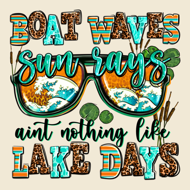 Boat Waves Sun Rays Aint Nothing Like Lake Days Premium Tee by AdoDesignShop | Teevron