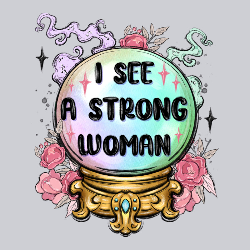 I See A Strong Woman Heavyweight Sweatshirt by MaliasSmallBusiness | Teevron