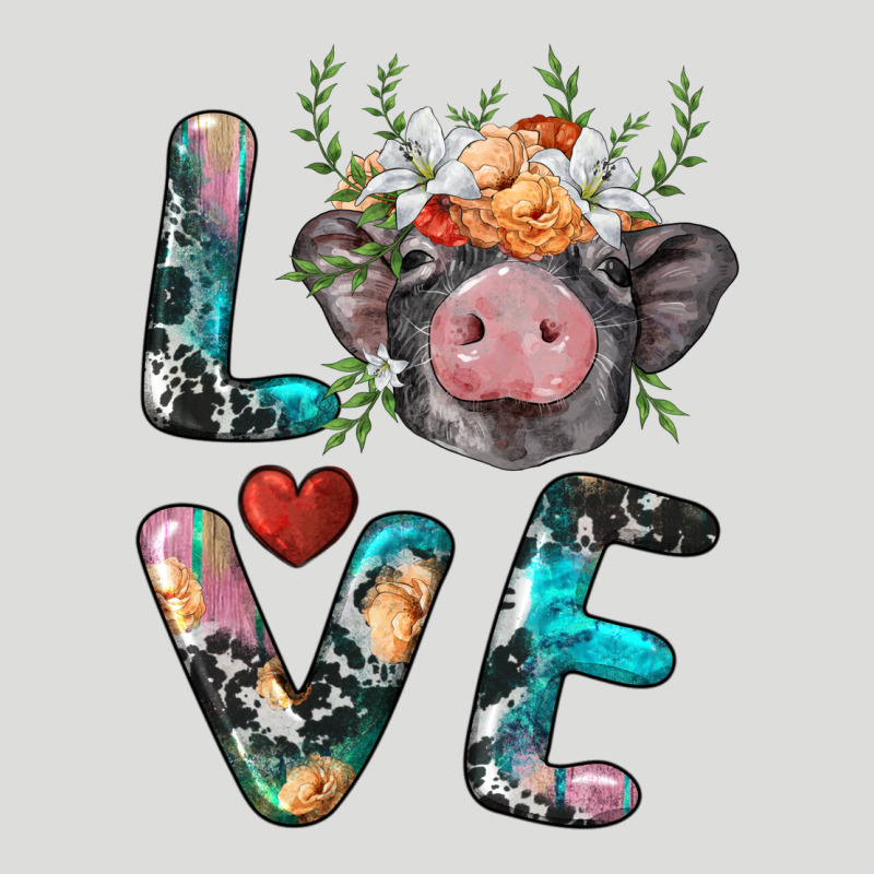Pig Love Zipper Hoodie by BarkalooDesign | Teevron