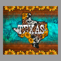 Sunflowers Cowhide Leopard Texas Map Vintage Hoodie | Teevron