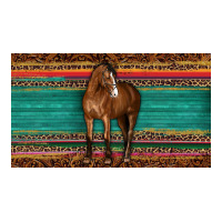 western horse serape tooled leather leopard  sippy cup | Teevron