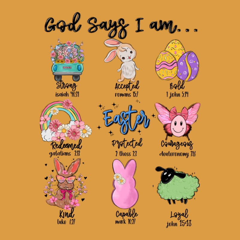 Gos Says ı Am Easter Urban Heavy Tee by MaliasSmallBusiness | Teevron