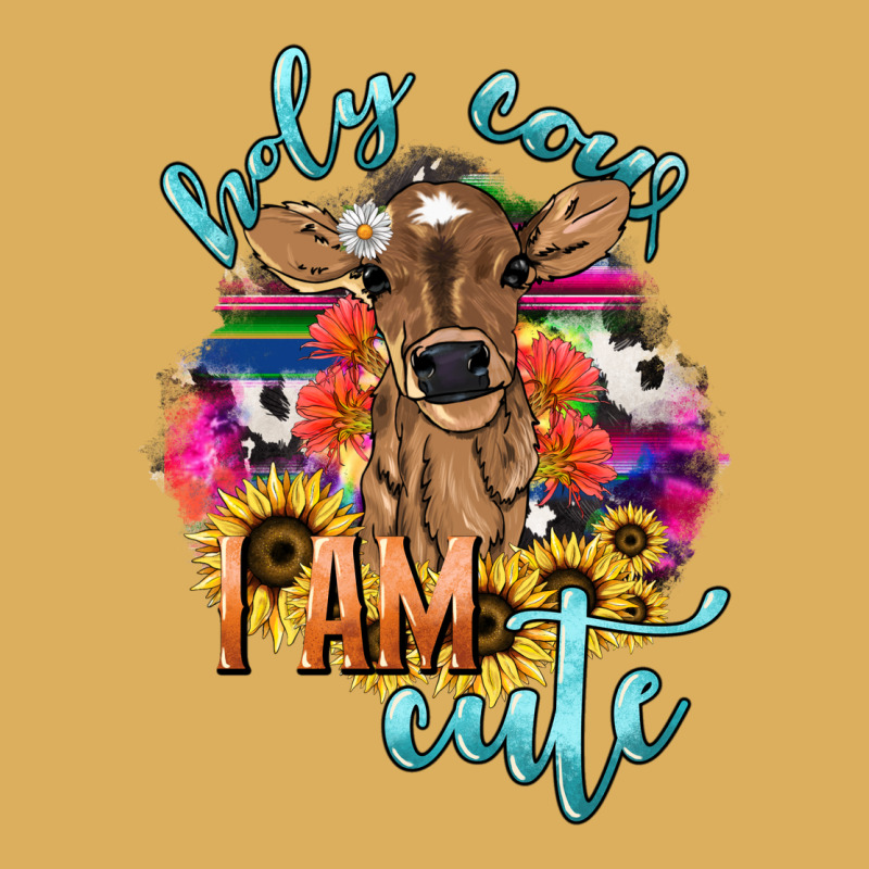 Holy Cow I Am Cute Baby Cow Premium Hoodie by HowdyJamesFarm | Teevron