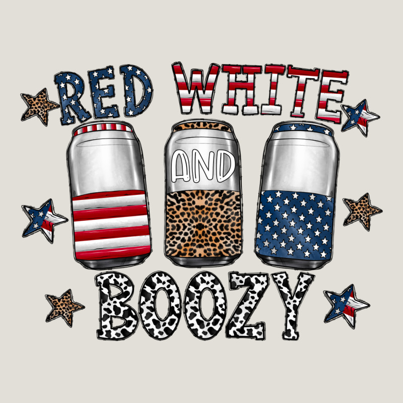 Red White Boozy Heavy Core Tee by CowhideDigitalArt | Teevron