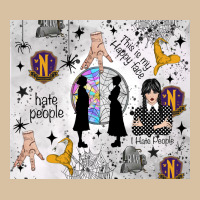 Gothic Girl And Colorful Girl Heavyweight Hoodie | Teevron