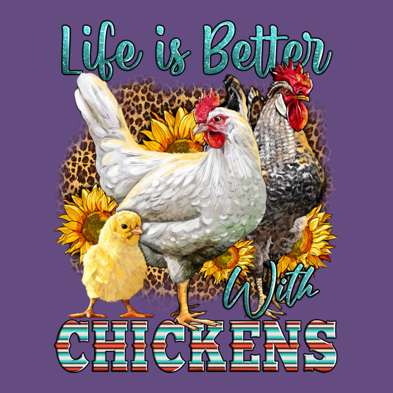 Western Life Is Better With Chickens Vintage Hoodie by LillyAllenDesigns | Teevron