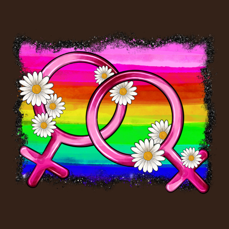 Lgbtq Gender Lesbian Symbol Heavy Core Tee by HRA Design Shop | Teevron