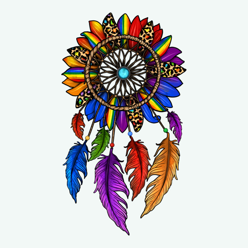 Pride Sunflower Dreamcatcher Premium Hoodie by JahusDesignShop | Teevron