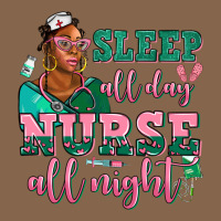 Afro  Nurse Sleep All Day Nurse All Night Premium Tee | Teevron