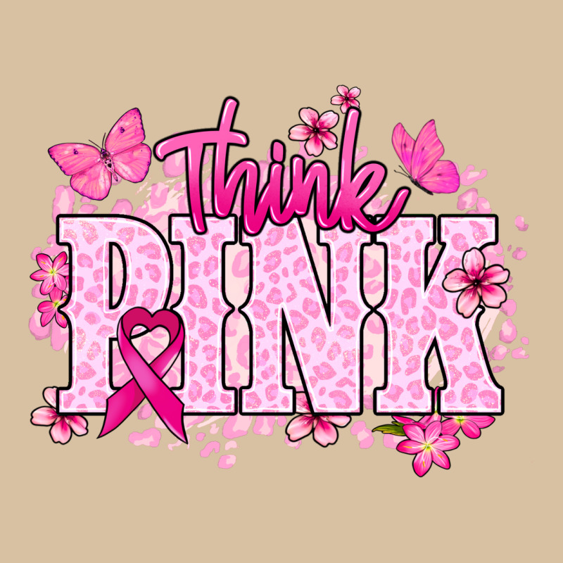 Think Pink Cancer Awareness Heavyweight Hoodie by HowdyJamesFarm | Teevron