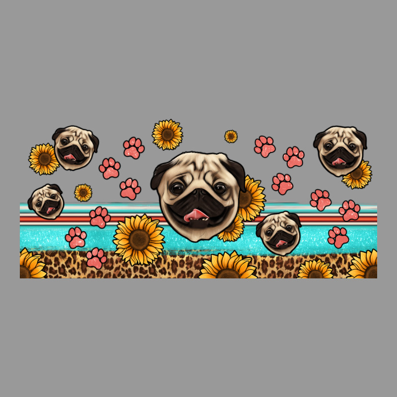 Western Pug Dogs Vintage Hoodie by Jasminsmagicworld | Teevron