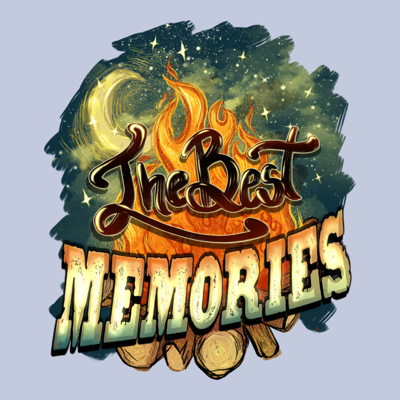 Camping The Best Memories Long Sleeve Tee by NancyCooperArtShop | Teevron