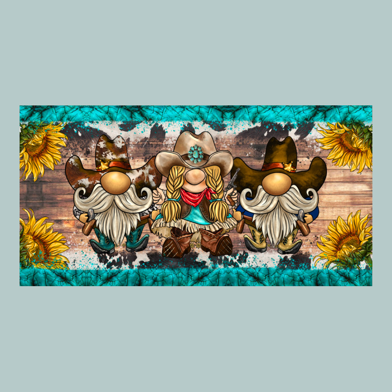 Western Gnome License Plate Heavy Core Tee by BarkalooDesign | Teevron