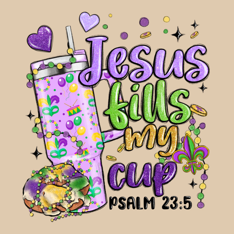 Mardi Gras Jesus Fills My Cup Classic Tee by MaliasSmallBusiness | Teevron