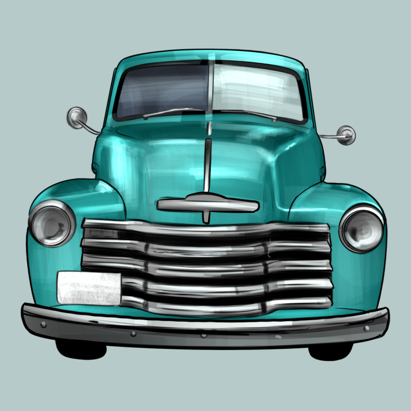 Western Truck Front View Heavy Core Tee by FaDigitalArtStudio | Teevron