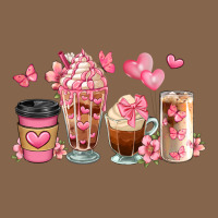 Floral Coffee Cups Premium Tee | Teevron