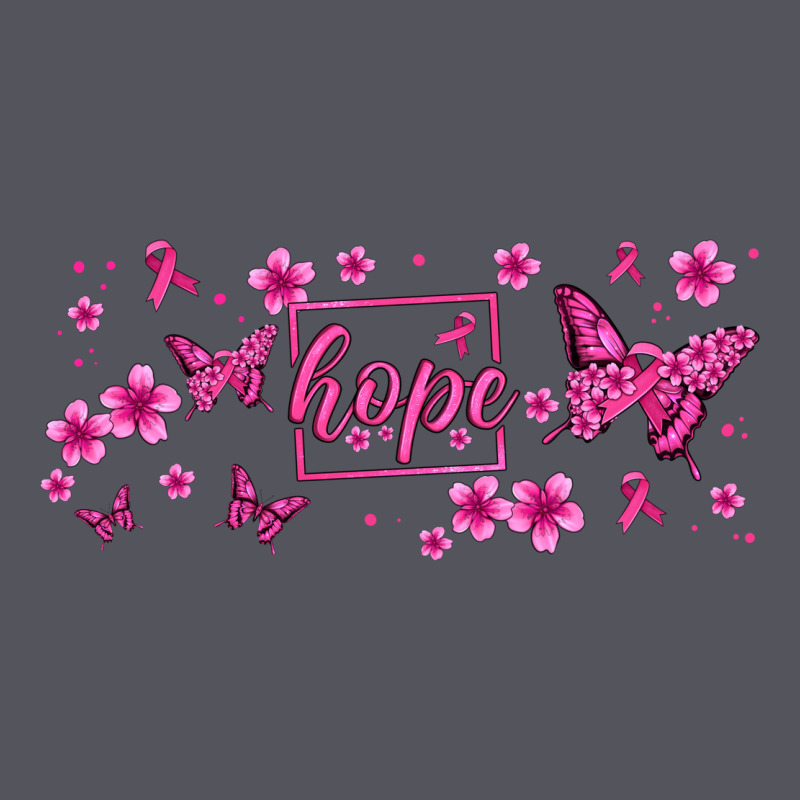 Hope Breast Cancer Butterfly Vintage Hoodie by Jasminsmagicworld | Teevron