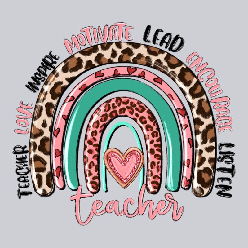 Teacher Rainbow Heavyweight Sweatshirt by MaliasSmallBusiness | Teevron