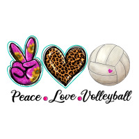 peace love volleyball | Teevron
