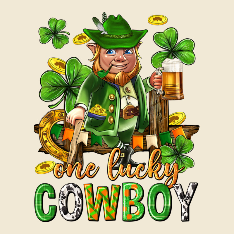 One Lucky Cowboy With St. Patricks Elf Ladies Tee by Neo Western | Teevron