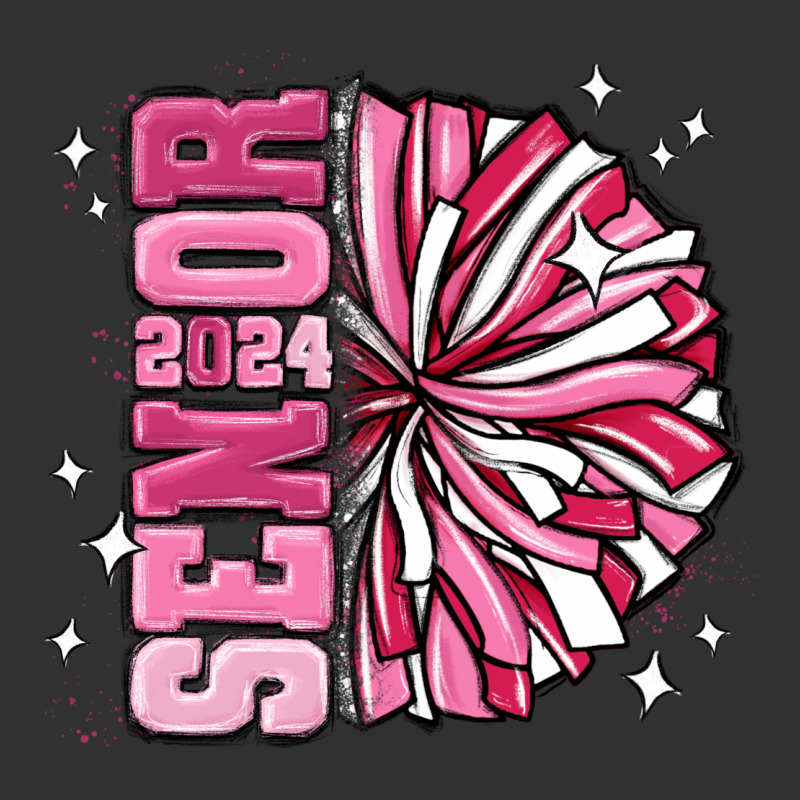Senior 2024 Pink Cheer Urban Heavy Tee by MaliasSmallBusiness | Teevron