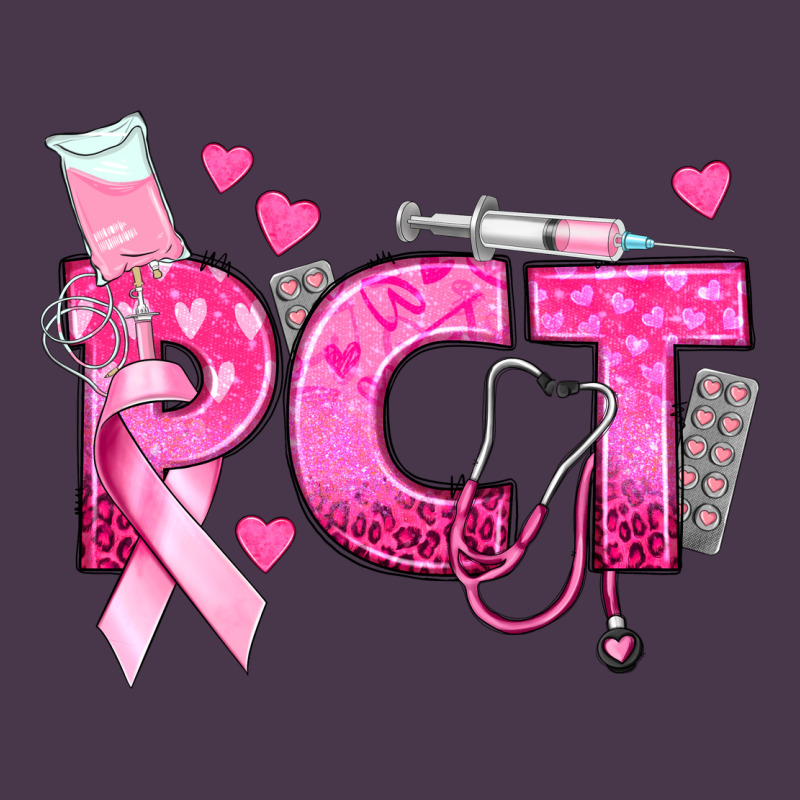 Breast Cancer Pct Patient Care Technician Heavyweight Hoodie by texasbilliewilder | Teevron