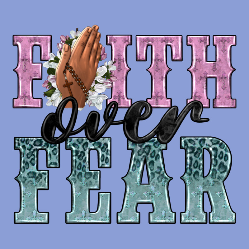 Faith Over Fear Long Sleeve Tee by NancyCooperArtShop | Teevron