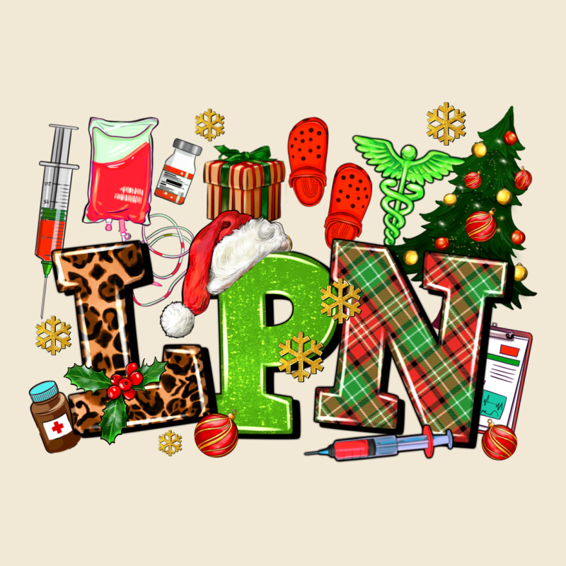 Lpn Christmas Nurse With Premium Tee by AdoDesignShop | Teevron