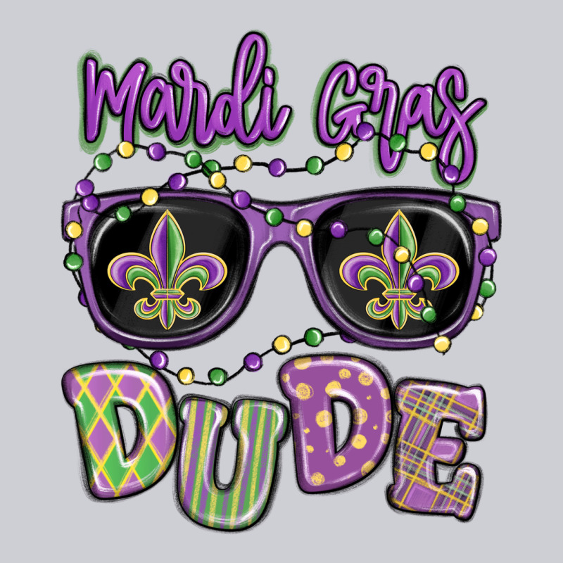 Mardi Gras Dude Heavyweight Sweatshirt by MaliasSmallBusiness | Teevron