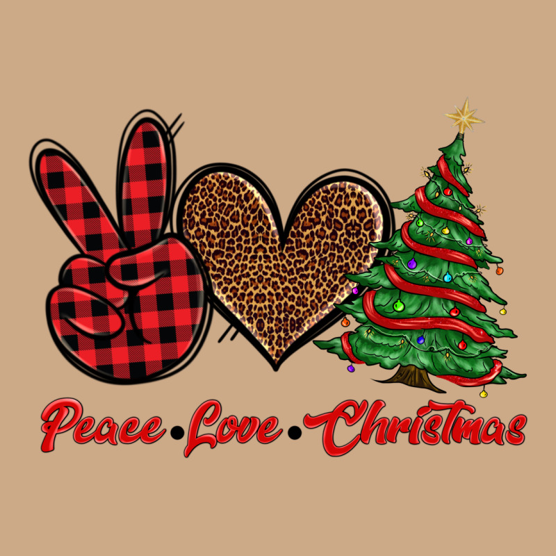 Peace Love Christmas Vintage Hoodie by BarkalooDesign | Teevron