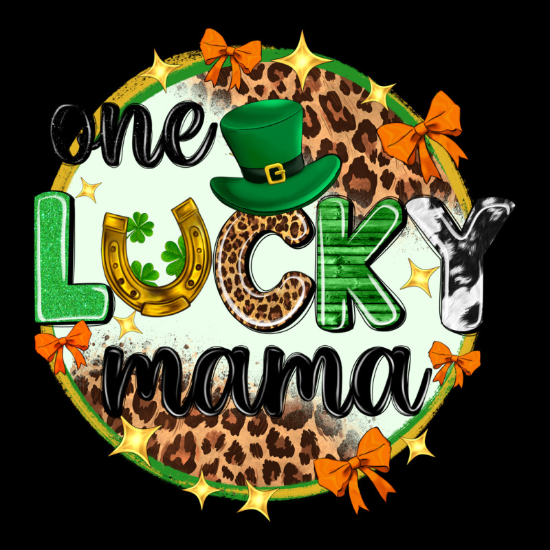 One Lucky Mama  St. Patricks Day Ladies Tee by Neo Western | Teevron