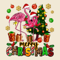 Flamingo Merry Christmas Premium Tee | Teevron