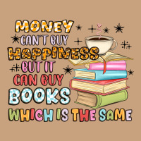 Money Can't Buy Happiness But It Can Buy Books Vintage Tee | Teevron
